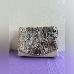 FREE PEOPLE GREY CLUTCH